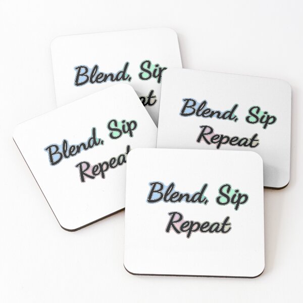 Item preview, Blend, Sip, Repeat – Smoothie Lover Design designed and sold by LilMessyKitchen.