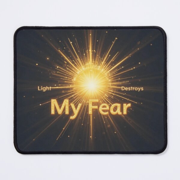 Item preview, Light Destroys My Fear- Christian Artwork designed and sold by GJ Kul.