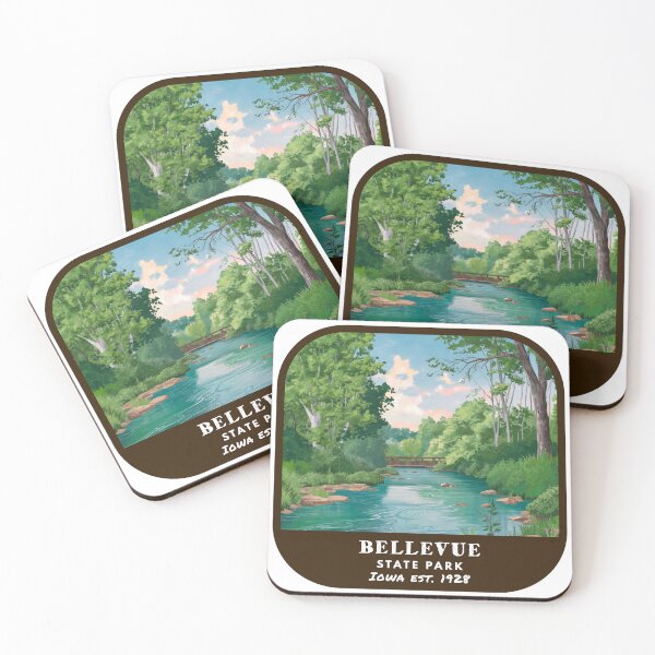 Item preview, Vintage Bellevue State Park (Iowa State Park) designed and sold by RabbitK.