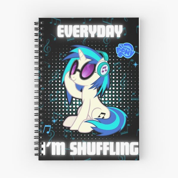 Item preview, "Everyday I'm Shuffling" - My little Pony DjPon3 Vinyl Scratch designed and sold by bronymerch4u.