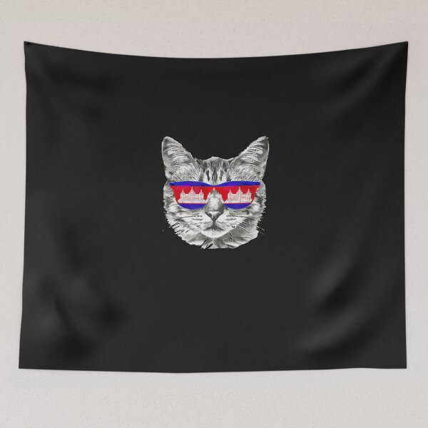 Item preview, Cambodian-Flag-Cat-Owner-Souvenirs-Products-Kitten-Cambodia designed and sold by levenswc.