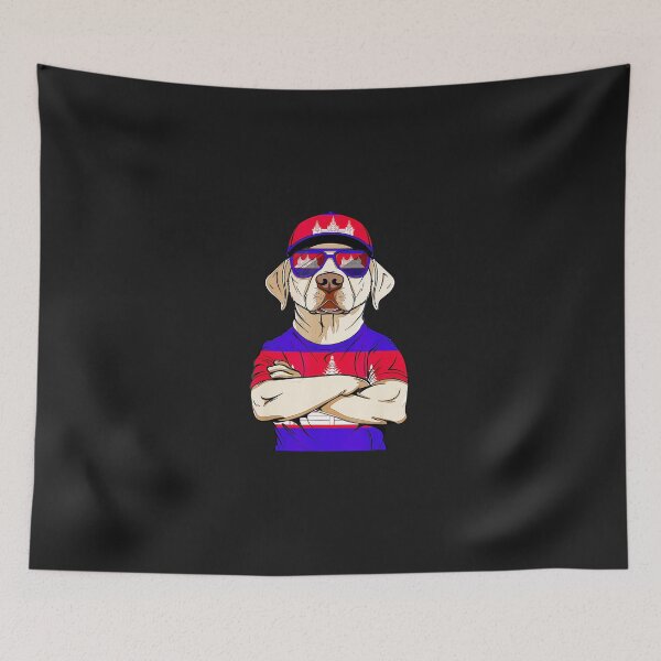 Item preview, Cambodian-Flag-Dog-Mom-Souvenirs-Products-Dogs-Cambodia designed and sold by levenswc.