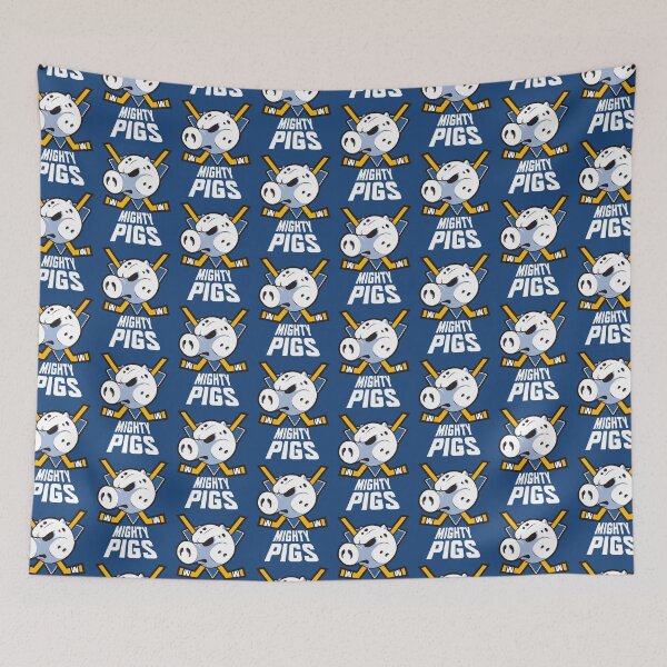 Item preview, Mighty Pigs (white text).png designed and sold by taenammar.