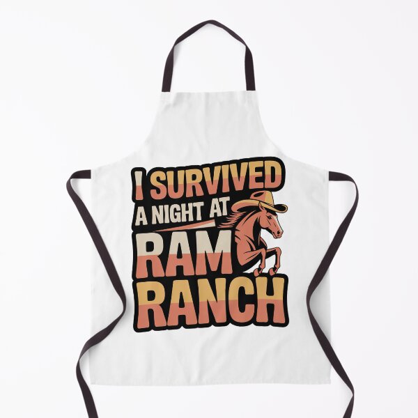 Item preview, I Survived a Night at Ram Ranch, Ram Ranch Really Rocks designed and sold by graphic-genie.