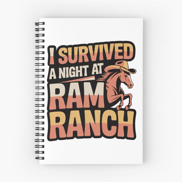 Artikelvorschau, Ich habe eine Nacht auf der Ram Ranch überlebt, die Ram Ranch rockt wirklich entworfen und verkauft von graphic-genie.