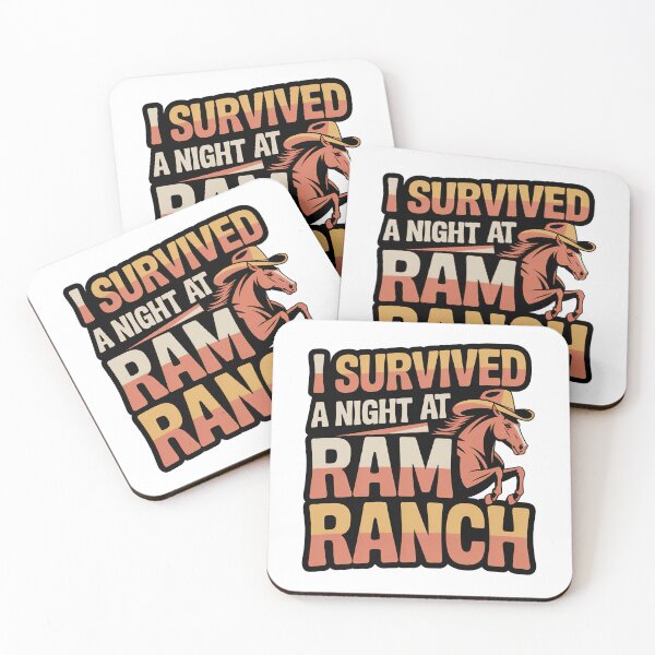 Item preview, I Survived a Night at Ram Ranch, Ram Ranch Really Rocks designed and sold by graphic-genie.