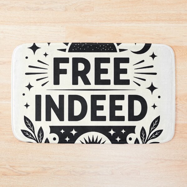 Item preview, FREE INDEED with stars designed and sold by Live2Give.