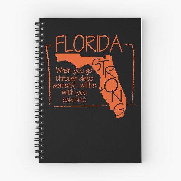 Item preview, Florida Strong Isaiah 43:2 When You Go Through Deep Waters I Will Be With You designed and sold by caniasphelim6.