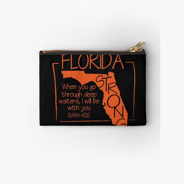 Item preview, Florida Strong Isaiah 43:2 When You Go Through Deep Waters I Will Be With You designed and sold by caniasphelim6.