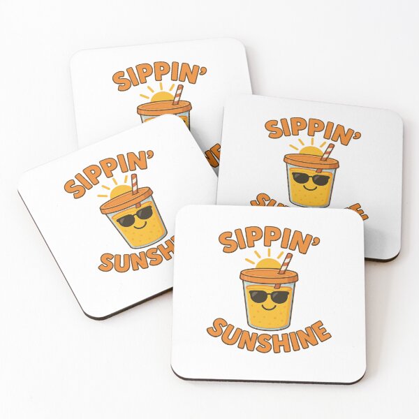 Item preview, Sippin’ Sunshine – Fun Smoothie & Summer Vibes Design designed and sold by LilMessyKitchen.