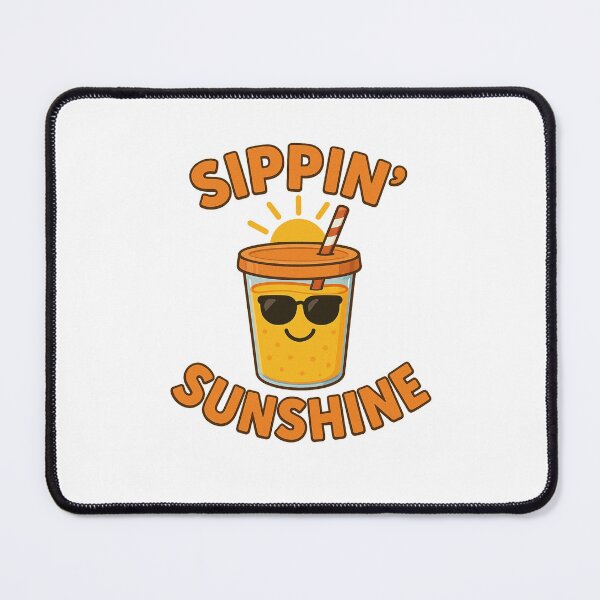 Item preview, Sippin’ Sunshine – Fun Smoothie & Summer Vibes Design designed and sold by LilMessyKitchen.