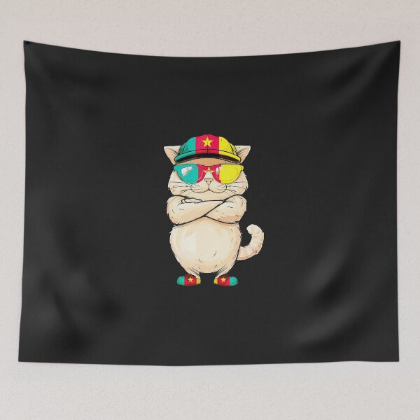Item preview, Cameroonian-Flag-Cat-Mom-Souvenirs-Products-Kitten-Cameroon designed and sold by elleryngvodde.