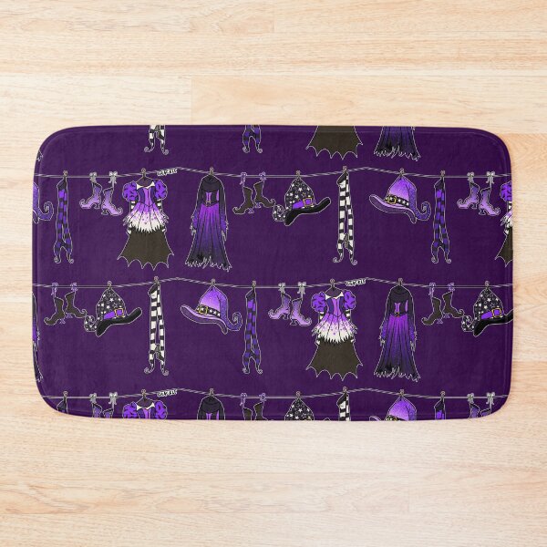 Item preview, Witches' Laundry Day (Purple Version) designed and sold by JanGrackle.