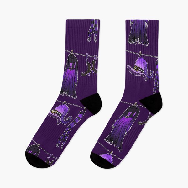 Item preview, Witches' Laundry Day (Purple Version) designed and sold by JanGrackle.