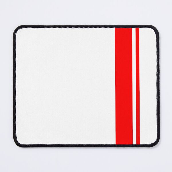 Item preview, Single Racing Stripe - Left Side 1 Pinstripe (Bright Red - White) designed and sold by Racing Stripes Only.