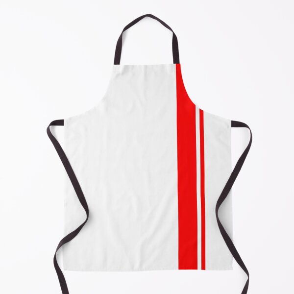 Item preview, Single Racing Stripe - Left Side 1 Pinstripe (Bright Red - White) designed and sold by Racing Stripes Only.