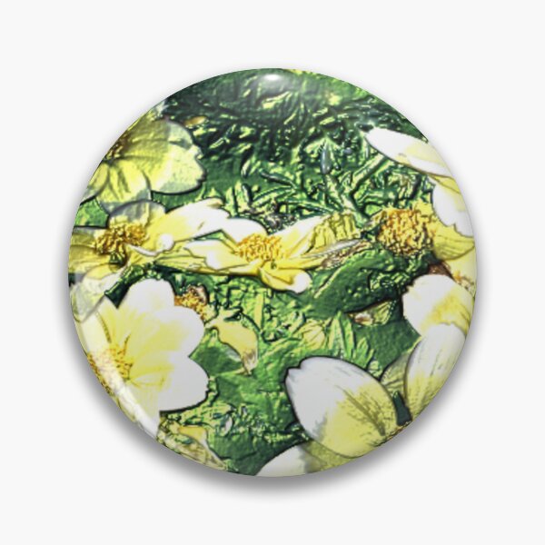 Item preview, flowerbed tinfoil round abstract design designed and sold by SmashingDeals.