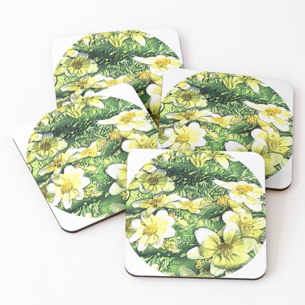 Item preview, flowerbed tinfoil round abstract design designed and sold by SmashingDeals.