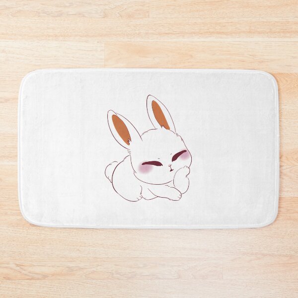 Item preview, Cute Blushing Bunny Illustration  designed and sold by Vothaojesse.