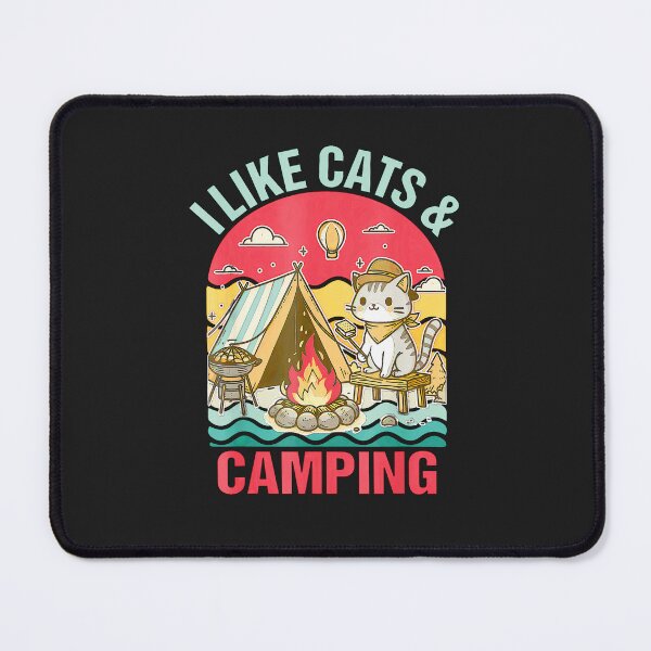 Item preview, Camper-Go-Outdoor-Cat-Lover-Cat-Mom-I-Like-Cats--Camping designed and sold by elleryngvodde.