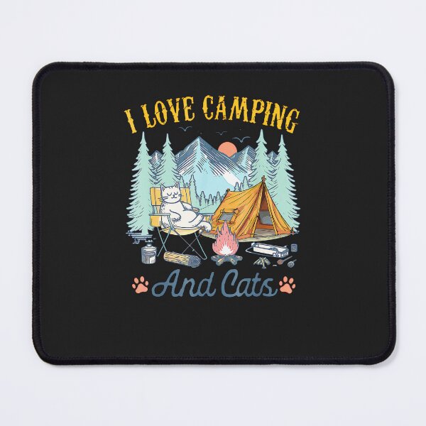Item preview, Camping-Lover-Camper-Life-Cat-Mom-I-Love-Camping--Cats designed and sold by elleryngvodde.