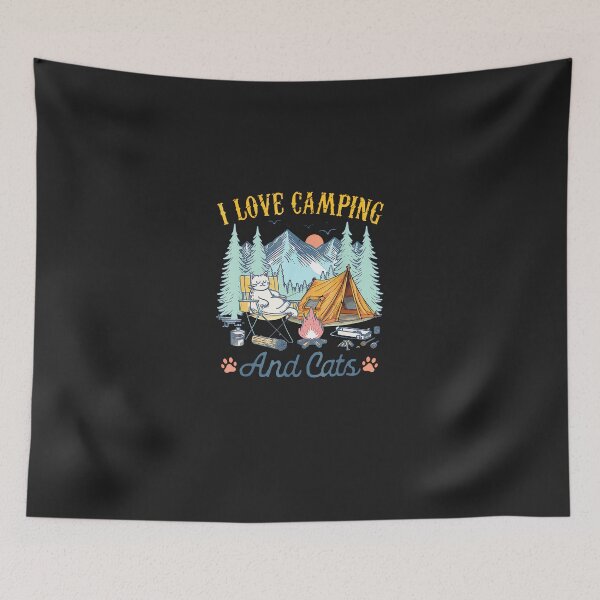 Item preview, Camping-Lover-Camper-Life-Cat-Mom-I-Love-Camping--Cats designed and sold by elleryngvodde.