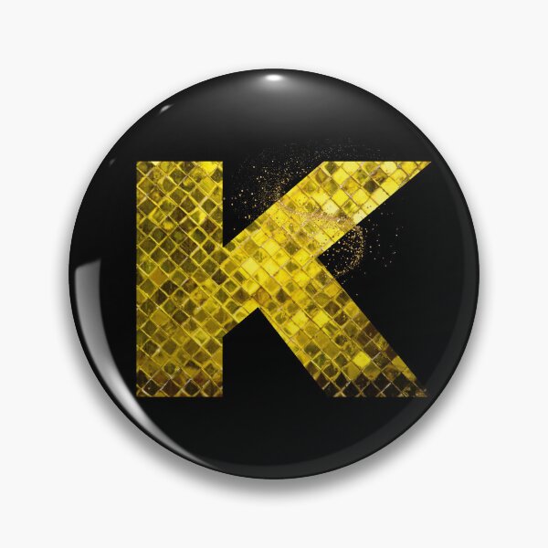 Item preview, Golden K with black designed and sold by Rbnano.