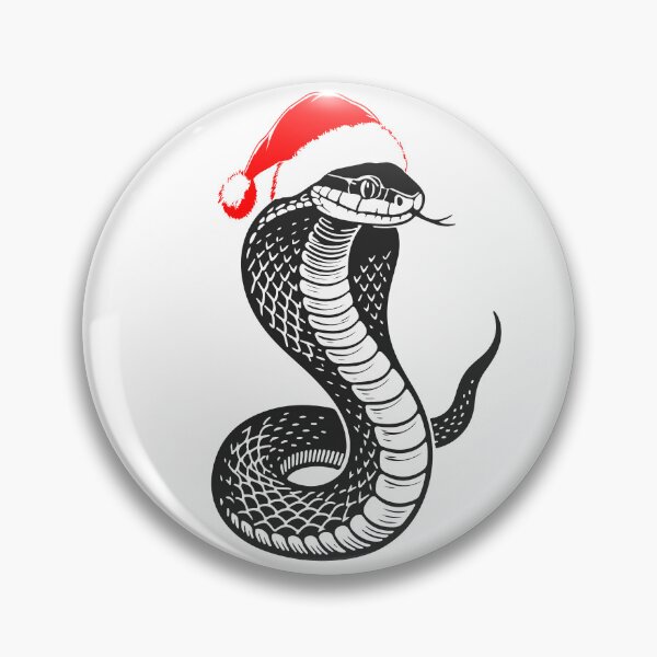 Item preview, Christmas King Cobra Art designed and sold by JollyCritters.