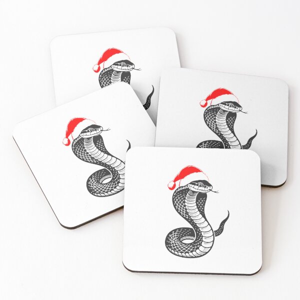 Item preview, Christmas King Cobra Art designed and sold by JollyCritters.