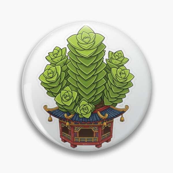 Item preview, Crassula Green Pagoda  designed and sold by Homelesssquid's Stickers & More.