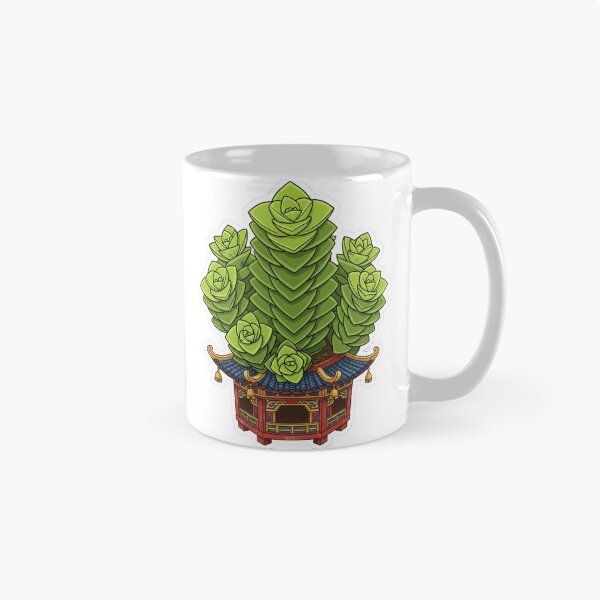 Item preview, Crassula Green Pagoda  designed and sold by Homelesssquid's Stickers & More.