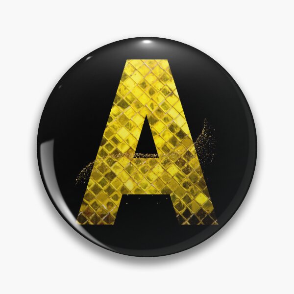 Item preview, Golden A with black designed and sold by Rbnano.