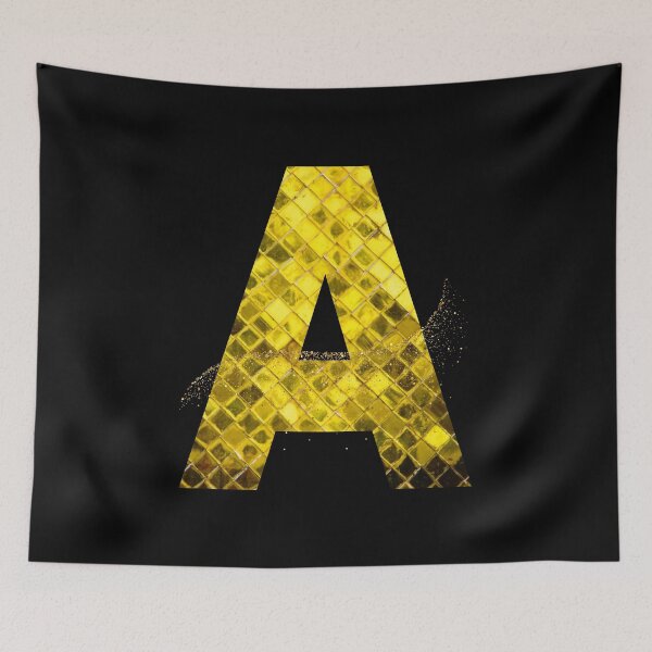 Item preview, Golden A with black designed and sold by Rbnano.