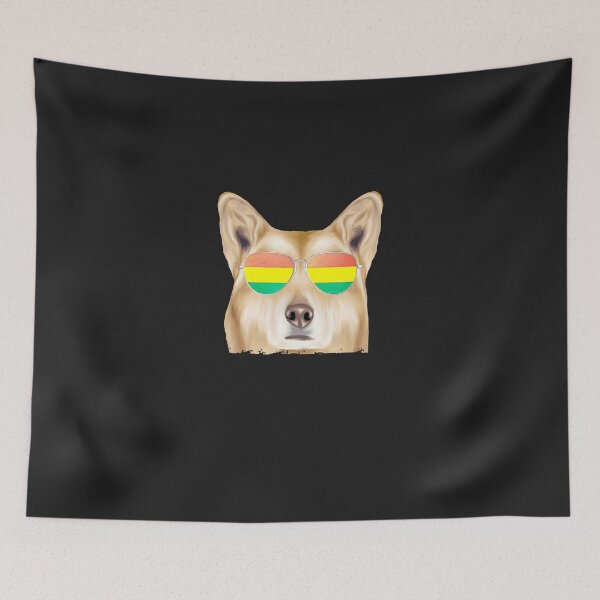 Item preview, Canaan-Dog-Dog-Bolivia-Flag-Sunglasses designed and sold by elleryngvodde.