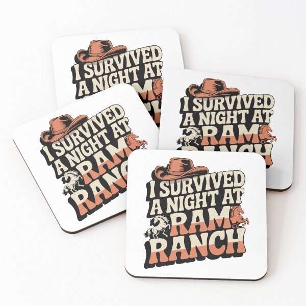 Item preview, I Survived a Night at Ram Ranch, Ram Ranch Really Rocks designed and sold by graphic-genie.