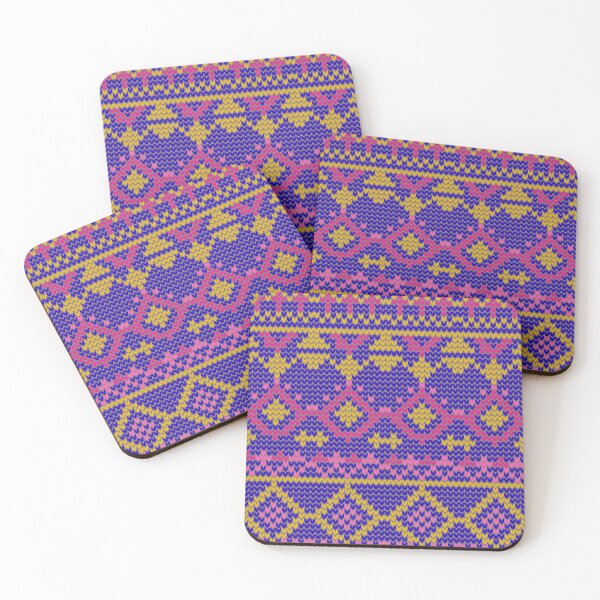Item preview, “Colorful Knitting Pattern – Vibrant Seamless Winter Design” designed and sold by Ninjaja.