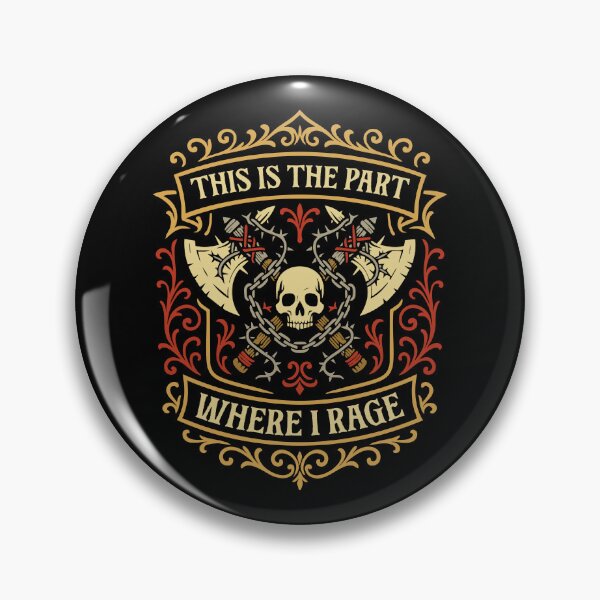 Item preview, This is the Part Where I Rage Funny Barbarian designed and sold by pixeptional.