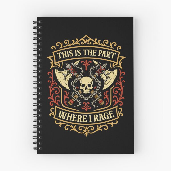 Item preview, This is the Part Where I Rage Funny Barbarian designed and sold by pixeptional.