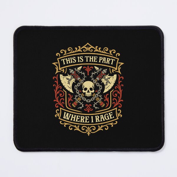 Item preview, This is the Part Where I Rage Funny Barbarian designed and sold by pixeptional.