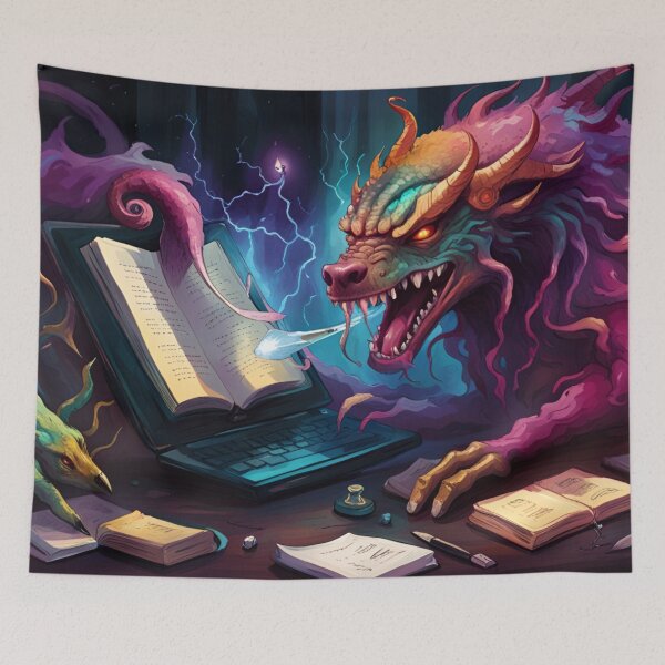 Item preview, Poetry Lights Dragon  designed and sold by Vennie Kocsis.