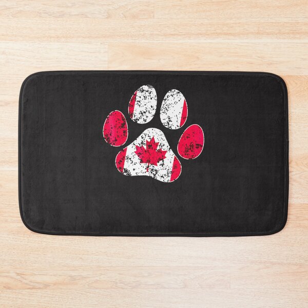 Item preview, Canada-Flag-Vintage-Cat-Dog-Paw-Print designed and sold by carleoiabl.