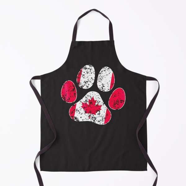 Item preview, Canada-Flag-Vintage-Cat-Dog-Paw-Print designed and sold by carleoiabl.