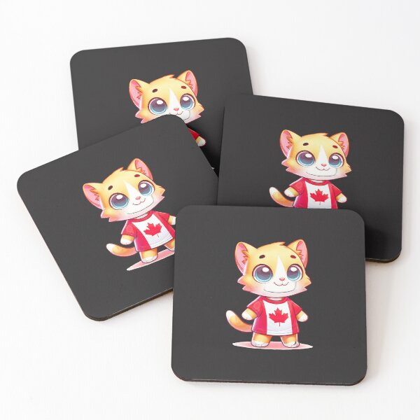 Item preview, Canada-Kids-Flag-Cute-Cat-Canada-Day-Flag-Canadian-Pride-(3) designed and sold by carleoiabl.