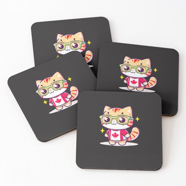 Item preview, Canada-Kids-Flag-Cute-Cat-Canada-Day-Flag-Canadian-Pride designed and sold by carleoiabl.