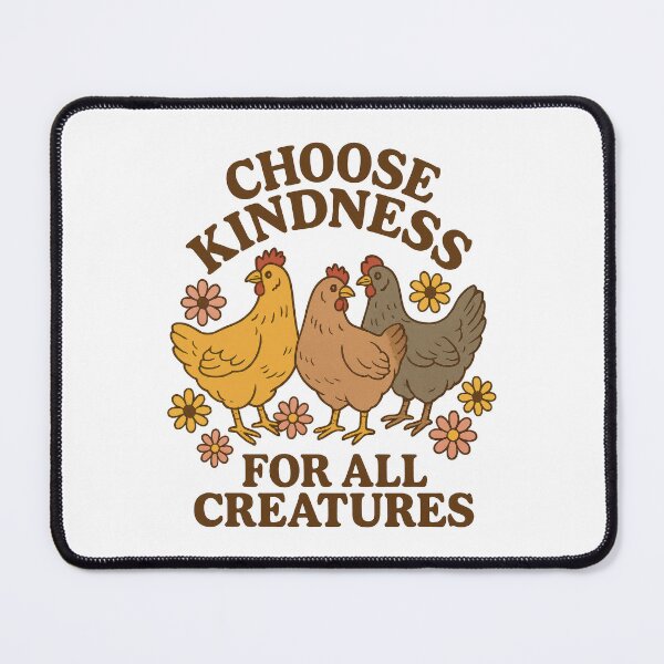 Item preview, Choose Kindness for All Creatures Cute Farm Animal Compassion Design designed and sold by inkoutninja.