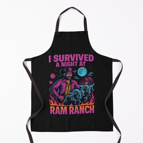 Item preview, I Survived a Night at Ram Ranch, Ram Ranch Really Rocks designed and sold by graphic-genie.