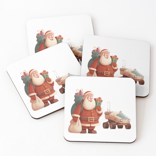 Item preview, Santa on Mars – Cosmic Christmas Adventure designed and sold by AlexLineArt.