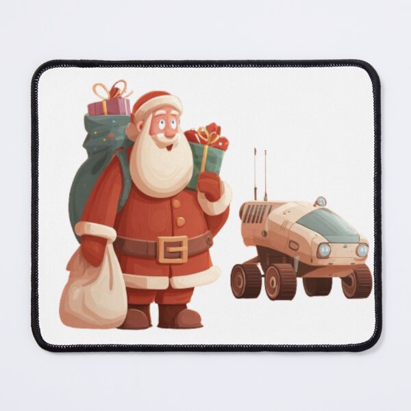 Item preview, Santa on Mars – Cosmic Christmas Adventure designed and sold by AlexLineArt.