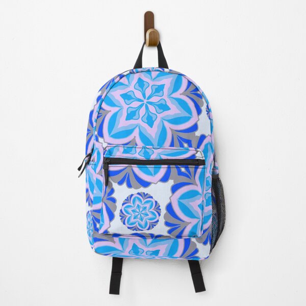 Artikelvorschau, Kühle Töne Blumen-Mandala-Muster entworfen und verkauft von KornDala88.