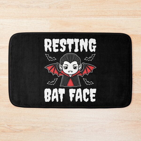 Item preview, RESTING BAT FACE - VAMPIRE HALLOWEEN designed and sold by KEF Custom.
